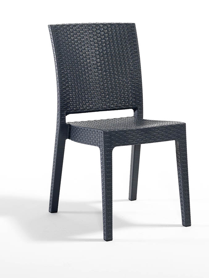 Nice Rattan Chair Grey